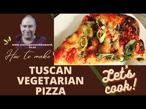 Tuscan Vegetarian Pizza | Italian Country Recipes