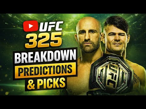 Blinker Picks Are Back! UFC 325 Full Card Breakdown & Predictions