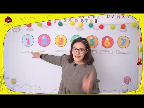 Poezia ‘Zilele saptamanii’ | Invatam zilele saptamanii cu o poezie | Gradinita Online #grupamica