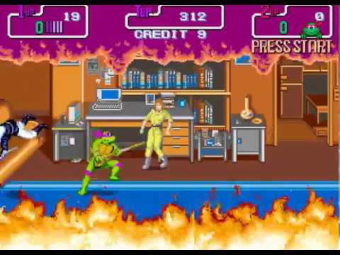 Retro N8 Arcade - Teenage Mutant Ninja Turtles Full Playthrough