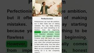 Perfectionism #motivationalvideo