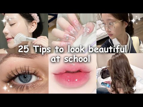 25 Tips to look beautiful at school with *no money*