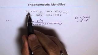 Trigonometric Identity Sum Rational Trig 73