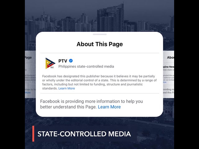 Facebook starts labeling state-controlled media in PH