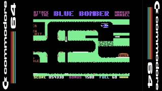 C64 The Attack Of The Blue Bomber. Playthrough of the preview.
