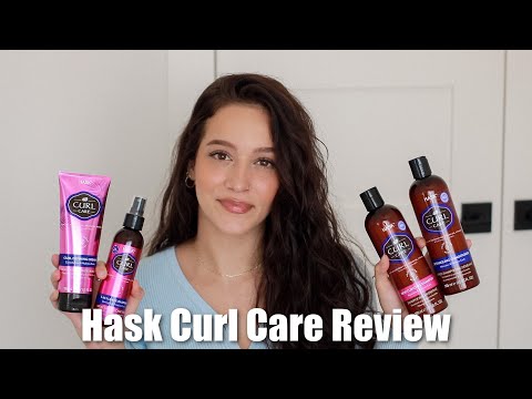 Finally trying the Hask curl line on wavy hair! First impression review