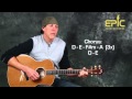 How to play Pink Who Knew acoustic guitar song lesson with chords strumming patterns all parts