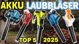 Die besten AKKU LAUBBLÄSER 2025 | Top 5 Akku Laubbläser [Einhell, Makita & Bosch]