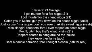 Yo Gotti - Yellow Tape (Lyrics) (21 Savage) (I Still Am)
