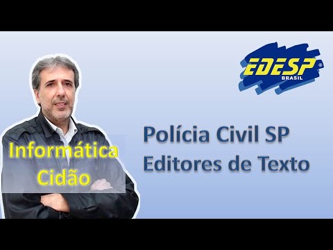 Aula de Informática PCSP Editores de Texto 01