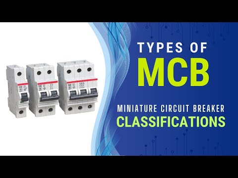 Types of MCBs Explained ⚡ | Miniature Circuit Breaker Classifications