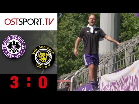 TeBe-Party bei Zschiesche-Abschied! : Tennis Borussia - Auerbach 3:0 | Regionalliga Nordost