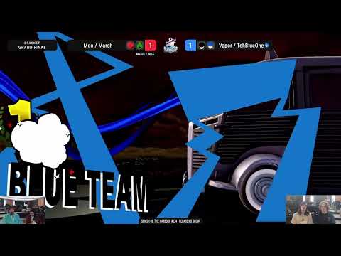 Doubles GF - Vapor+TehBlueOne vs Moo+Marsh - Smash on the Harbour #224