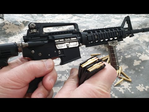 A full-metal mini-M4 with a real gun feel... the bullets fly! Alloy Army M4A1 in 1/2.05 Scale (Sh...