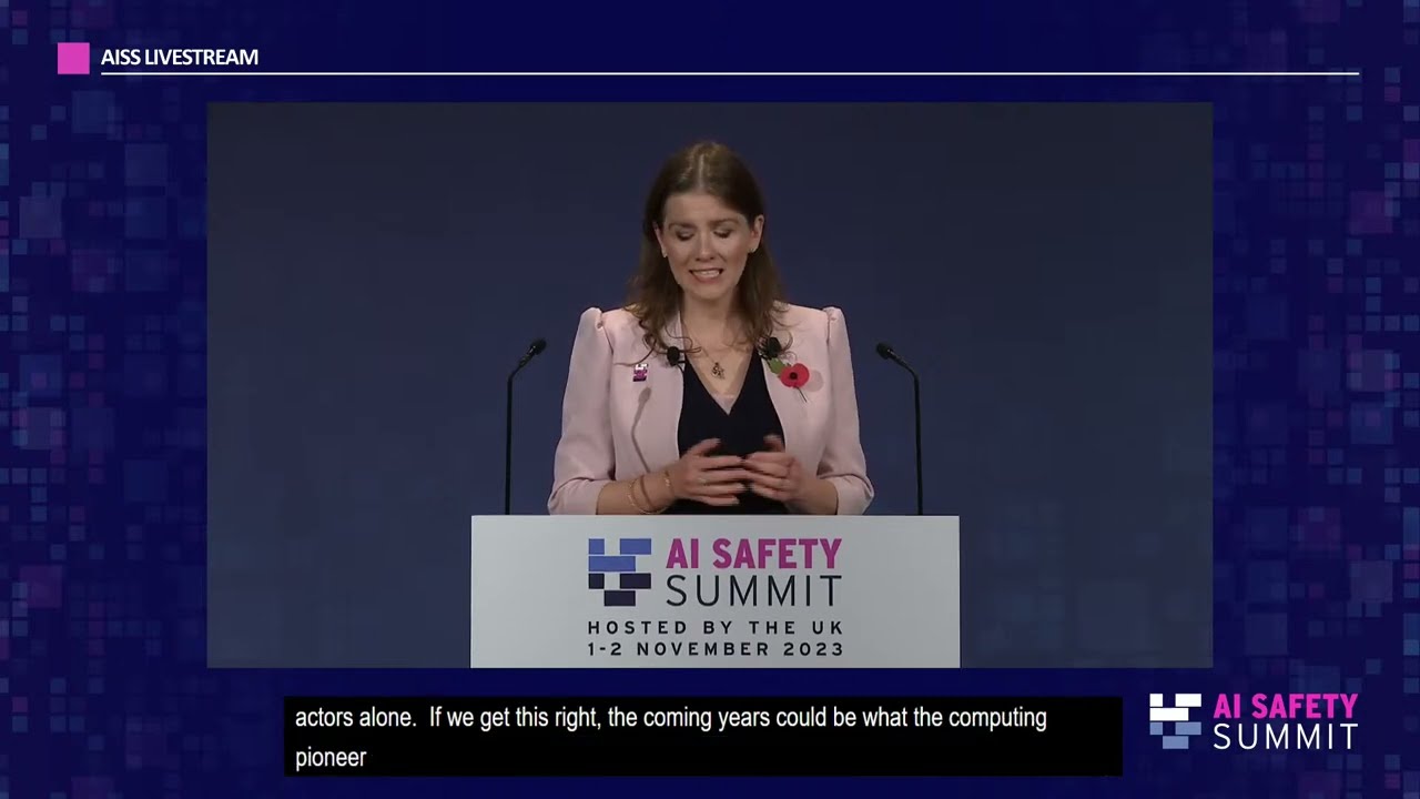 LIVE: AI Safety Summit Opening Plenary