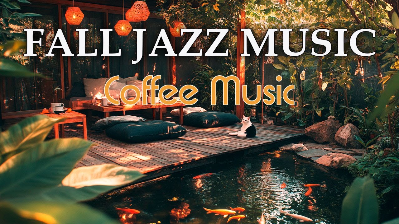 Morning Coffee Jazz ☕ Relaxing Music With Autumn Coffee Shop Space for a Happy Mood,Studying,Working