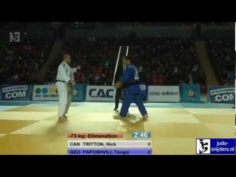 Judo 2012 World Cup Tblisi: Tritton (CAN) - Paposhvili (GEO) [-73kg]