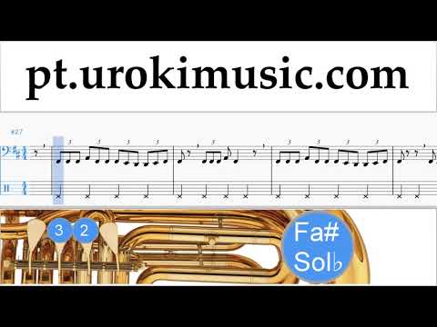 Aulas de Tuba Jonas Blue - Mama Curso Aprender Parte#2 um-i372