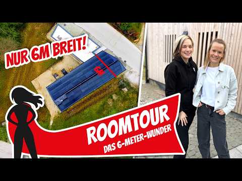 Extrem schmaler Grundriss: Unser 6m breites Traumhaus aus Massivholz | Roomtour | Hausbau Helden