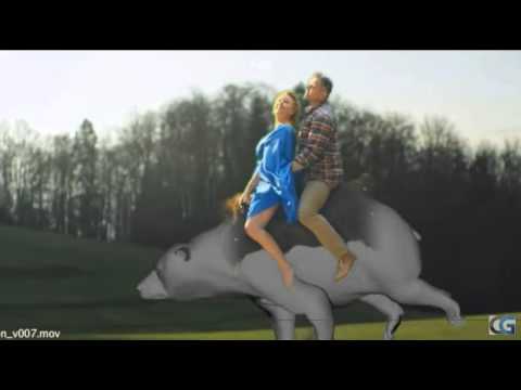 CGI VFX Breakdown HD Riding a Digital Bear   by Fido