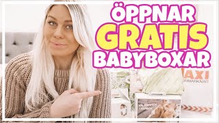 ÖPPNAR GRATIS BABYBOXAR! | Gravid Vecka För Vecka
