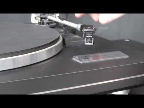 Plattenspieler Nadel auswechseln bei DUAL CS455 mit DN251E eliptischer Nadel an Tonabnehmer