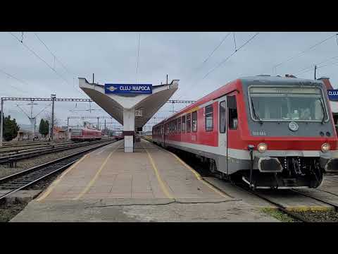 Cluj Napoca: R 10553 train (Cluj Napoca - Huedin). DMU nr. 928 664