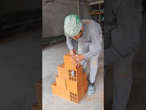 como fazer um canto de parede no prumo #obra #construção #parede