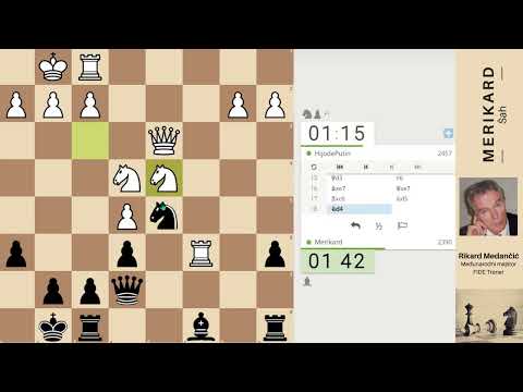 NAuči od majstora 530. - PRIMLJENI DAMIN GAMBIT