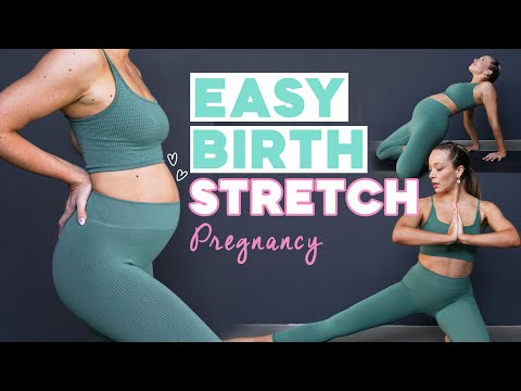 15 MIN Stretch Schwangerschaft / Geburtsvorbereitung & easy delivery 🤰 /  Pregnant and Fit 💪