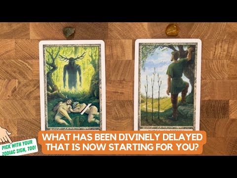 What has been divinely delayed that is now starting for you?