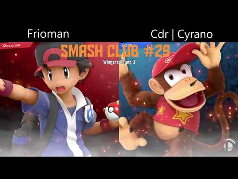 Smash Club #29 - Frioman (Pokemon Trainer) vs Cyrano (Diddy Kong) - Winners Round 3
