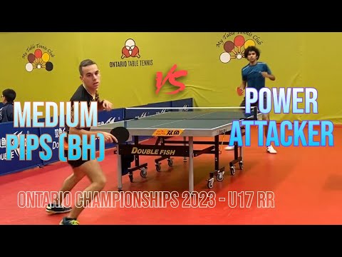 Suhaan [2292] vs Efe Ulas (BH Medium Pips)  - RR - U17 - Ontario Championships 2023 - 21 Oct 2023