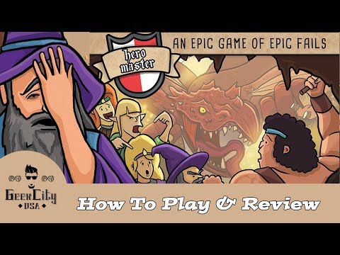 Geek City USA Reviews - Hero Master: An Epic Game of Epic Fails