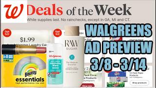 WALGREENS AD PREVIEW (3/8 - 3/14)