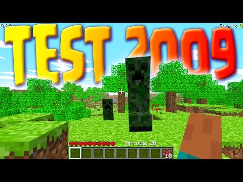 GIOCARE CON LA SURVIVAL TEST DEL 2009 su MINECRAFT ITA