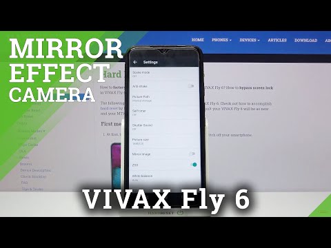 How to Enable/Disable Mirror Effect in Vivax Fly 6 – Front Camera Settings