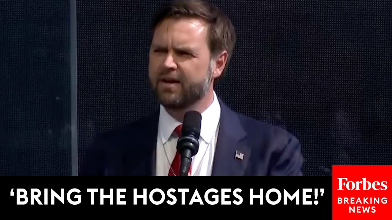 BREAKING: JD Vance Accuses Biden-Harris Of Doing Nothing To Get Hamas Hostages Back At Oct. 7 Event