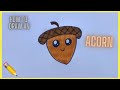 How To Draw An Acorn ️