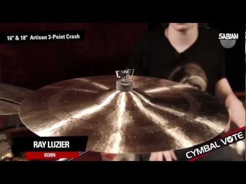 CYMBAL VOTE - Ray Luzier Reviews the 18" Artisan 3 Point Crash