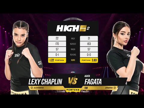 HIGH League 4 FREE FIGHT: Lexy Chaplin vs. Agata "Fagata" Fąk