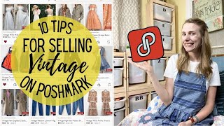 Tips for Selling Vintage on Poshmark / Sell Vintage Clothing on Poshmark / Reseller Tips and Tricks