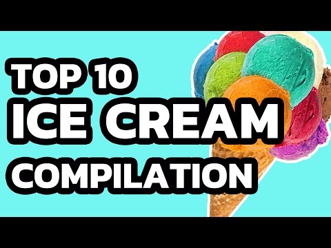 Ice Cream | Top 10 Ice Cream in the World / most oddly satisfying (the best of Ice Cream Rolls)
