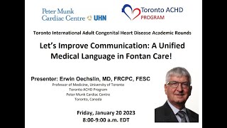Let’s Improve Communication: A Unified Medical Language in Fontan Care!