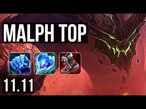 MALPHITE vs GNAR (TOP) | 1200+ games, 7/2/5, 900K mastery | NA Diamond | v11.11