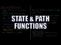 Chemical Thermodynamics 3.3 - State and Path Functions