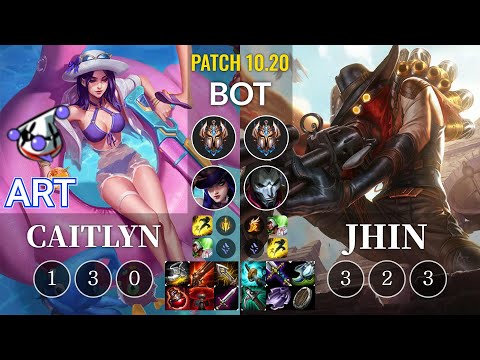 RJ Art Caitlyn vs Jhin Bot - KR Patch 10.20