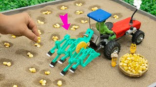 DIY tractor modern plough machine science project How to effectively corn growing SunFarming Mp4 3GP & Mp3