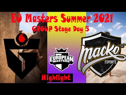 VGIA vs MCK 歐洲大師賽夏季小組賽 Group Stage Day5 EU Masters Summer 2021