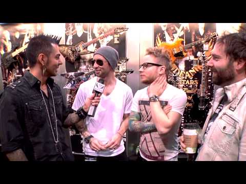 Dean Guitars Artist Eric Bass and Zach Myers of Shinedown Interview at 2013 NAMM.